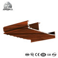 6061 T6 wood grain aluminium door threshold ramp profile